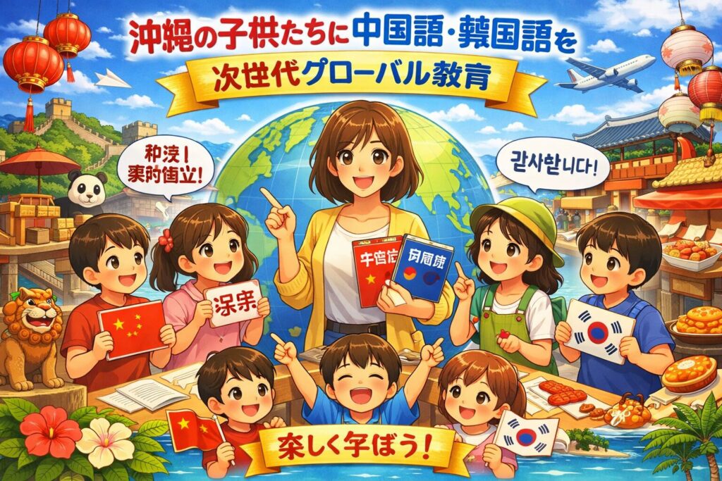 沖縄の子供たちに中国語・韓国語を。15年の指導実績から生まれた「楽しみながら実力をつける」次世代グローバル教育
