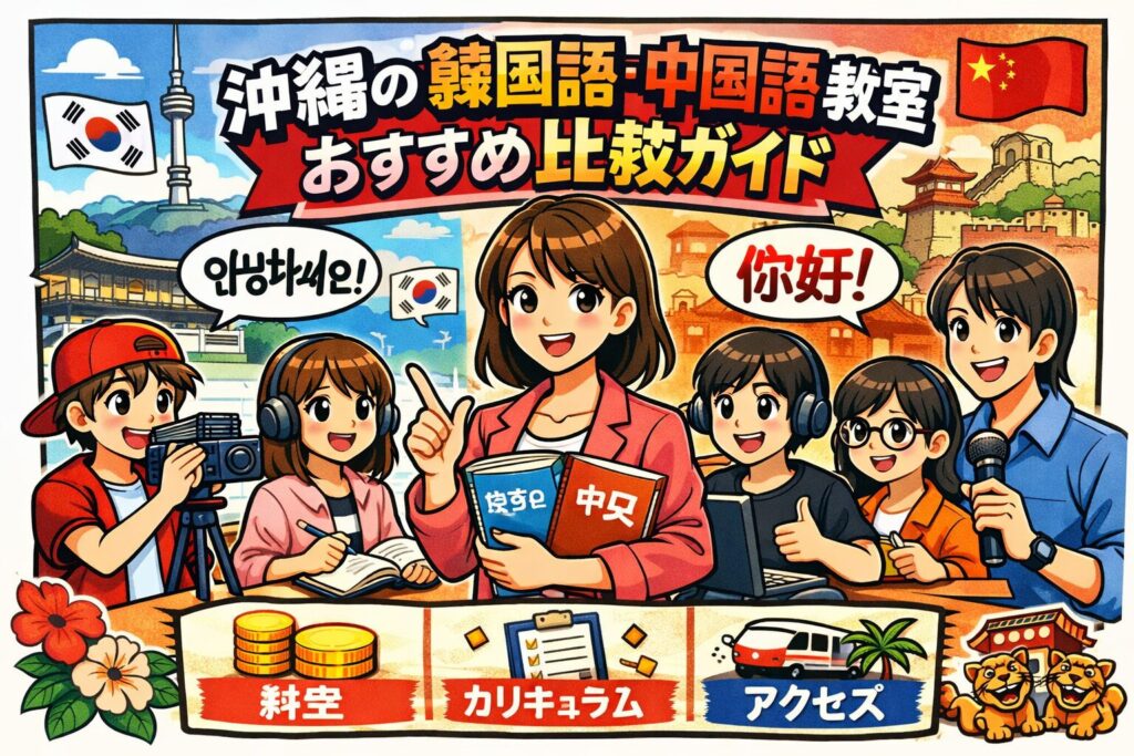 【2026年最新】沖縄の韓国語・中国語教室おすすめ比較ガイド｜失敗しない選び方と上達の秘訣