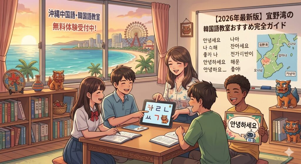 【2026年最新版】宜野湾の韓国語教室おすすめ完全ガイド