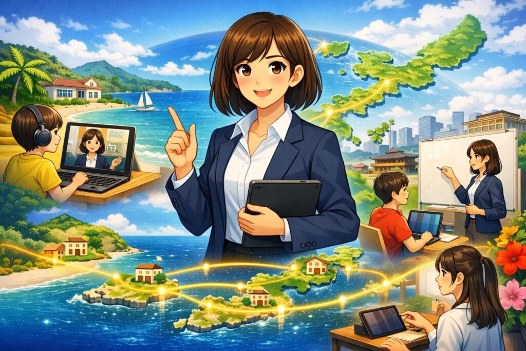 離島から北部・南部まで。沖縄中国語・韓国語教室が県内ほぼ全域の訪問講座で選ばれる理由